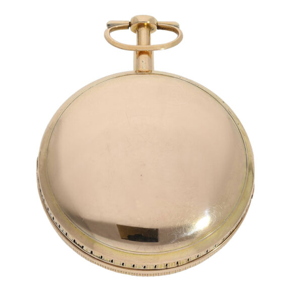 Heavy Swiss rose gold repeating verge watch with date Circa 1800 Heavy Swiss rose gold repeating verge watch with date Circa 1800