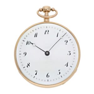 Swiss 18K gold repeating virgule Lépine watch Circa 1820