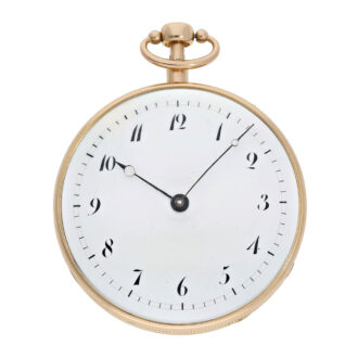 Swiss 18K gold repeating virgule Lépine watch Circa 1820