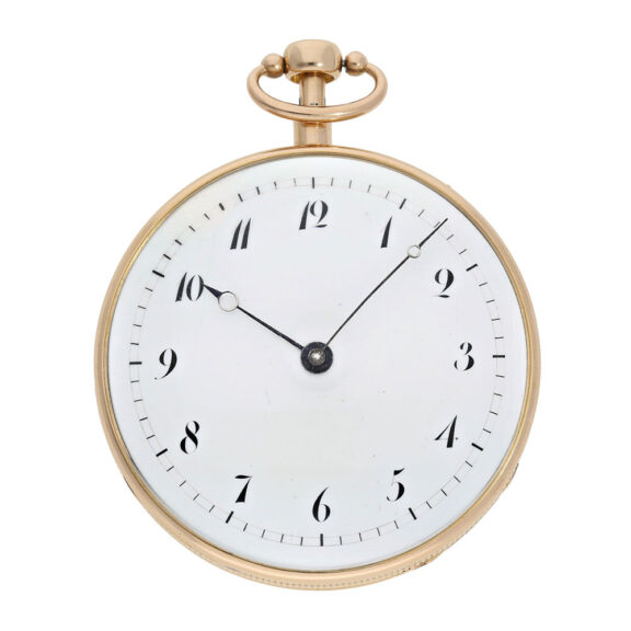 Swiss 18K gold repeating virgule Lépine watch Circa 1820