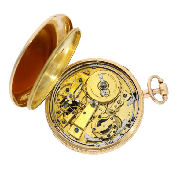 Swiss 18K gold repeating virgule Lépine watch Circa 1820 Swiss 18K gold repeating virgule Lépine watch Circa 1820