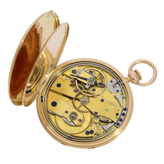 French 18K rose gold repeating cylinder Lépine watch Circa 1830 French 18K rose gold repeating cylinder Lépine watch Circa 1830