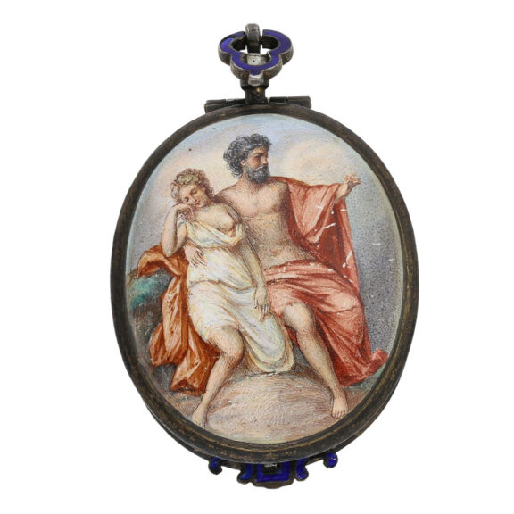 Exceptionally large Austrian silver verge pendant watch Circa 1820 Exceptionally large Austrian silver verge pendant watch Circa 1820
