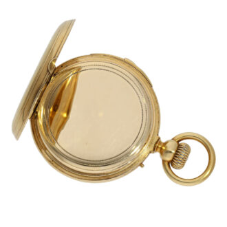 Swiss 18K gold repeating lever precision watch Circa 1875