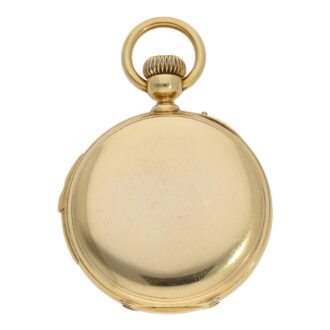 Swiss 18K gold repeating lever precision watch Circa 1875