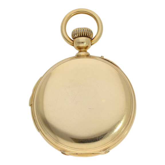 Swiss 18K gold repeating lever precision watch Circa 1875 Swiss 18K gold repeating lever precision watch Circa 1875