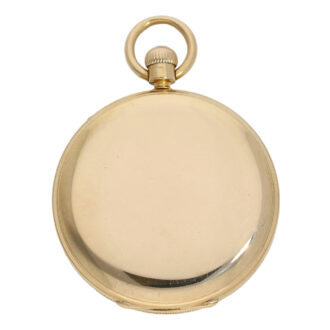 Small English 18K gold hunting cased duplex watch Circa 1854