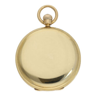Small English 18K gold hunting cased duplex watch Circa 1854
