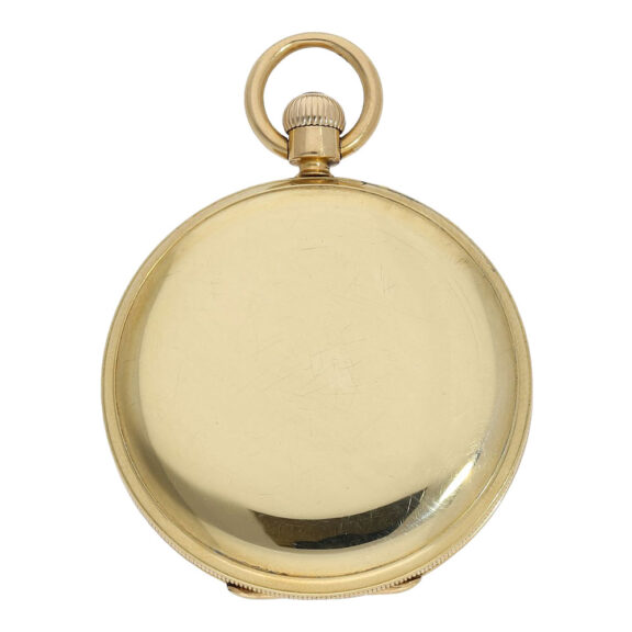 Small English 18K gold hunting cased duplex watch Circa 1854 Small English 18K gold hunting cased duplex watch Circa 1854