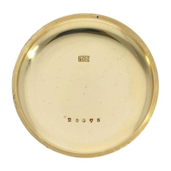 Small English 18K gold hunting cased duplex watch Circa 1854 Small English 18K gold hunting cased duplex watch Circa 1854