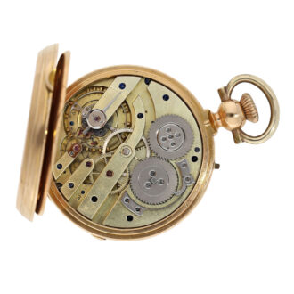 Early French 18K rose gold precision pocket watch Circa 1870