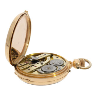Early French 18K rose gold precision pocket watch Circa 1870