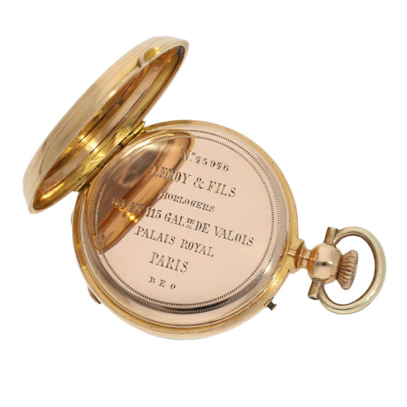 Early French 18K rose gold precision pocket watch Circa 1870 Early French 18K rose gold precision pocket watch Circa 1870