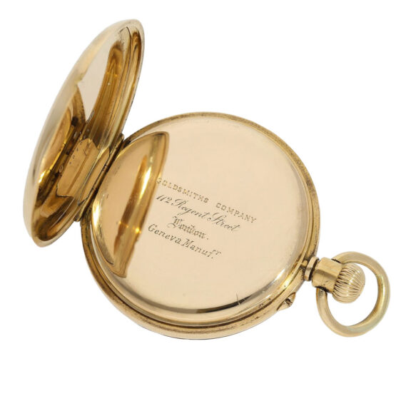 Very fine Swiss gold half-hunting cased lever watch Circa 1870 Very fine Swiss gold half-hunting cased lever watch Circa 1870
