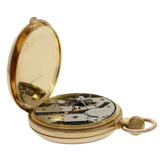 Very fine Swiss gold open faced ankerchonometer Circa 1875