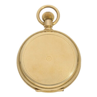 Heavy Swiss 18K gold hunting cased lever watch Circa 1890 Heavy Swiss 18K gold hunting cased lever watch Circa 1890