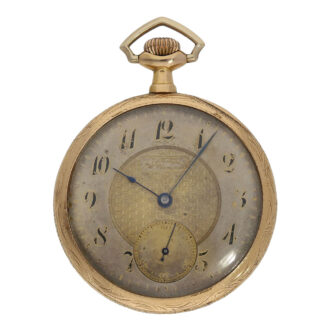 Swiss gold and enamel Art Nouveau Lépine watch Circa 1910