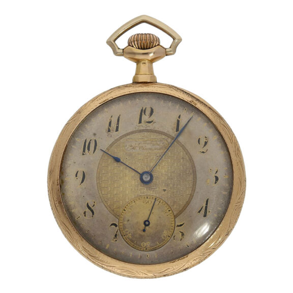 Swiss gold and enamel Art Nouveau Lépine watch Circa 1910 Swiss gold and enamel Art Nouveau Lépine watch Circa 1910