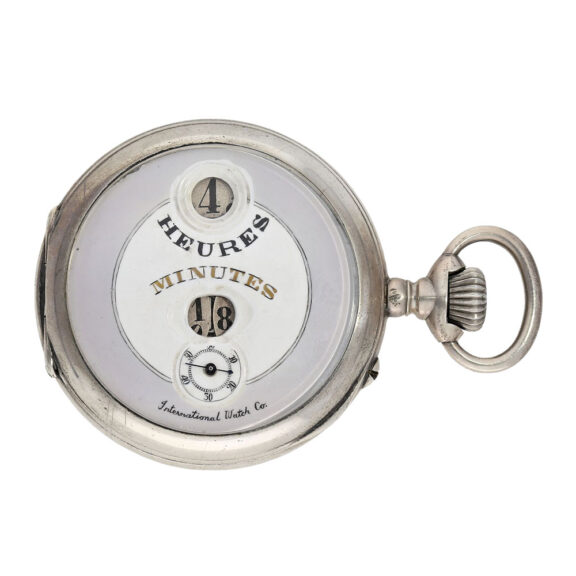 Very early Swiss silver lever Pallweber watch Circa 1886