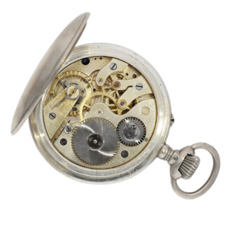 Very early Swiss silver lever Pallweber watch Circa 1886