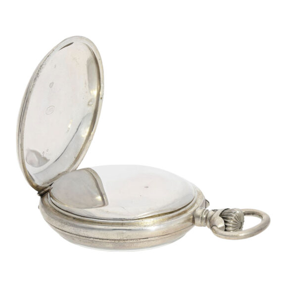 Very early Swiss silver lever Pallweber watch Circa 1886 Very early Swiss silver lever Pallweber watch Circa 1886