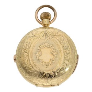 Swiss 18K gold quarter repeating chronograph Circa 1890