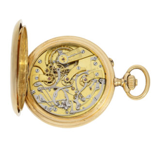 Swiss ankerchromometer with chronograph and counter Circa 1915