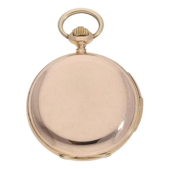 Swiss 18K rose gold minute repeating lever watch Circa 1900 Swiss 18K rose gold minute repeating lever watch Circa 1900