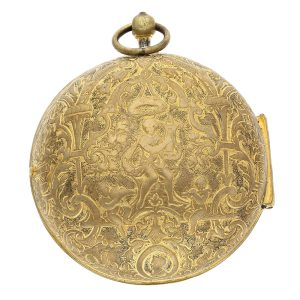 Very fine French gilt verge oignon pocket watch Circa 1710