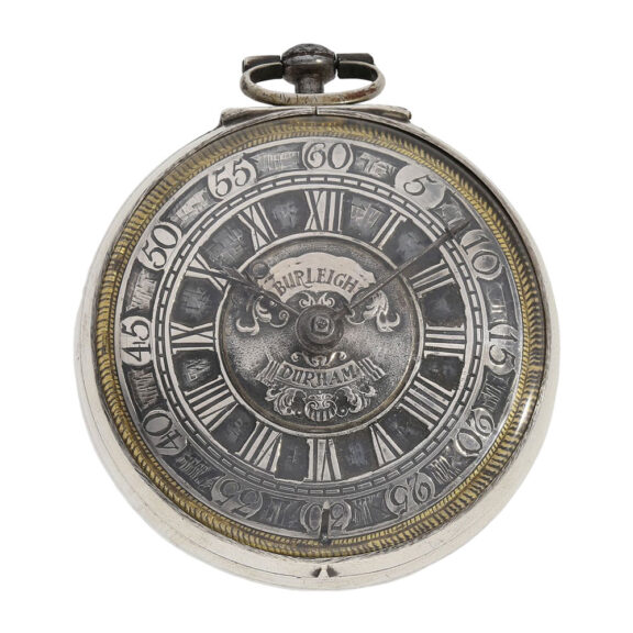 Early English silver mock pendulum verge watch Circa 1700 Early English silver mock pendulum verge watch Circa 1700