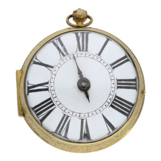 Very early French single-handed verge oignon watch Circa 1690