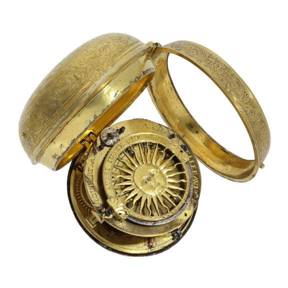 Very early French single-handed verge oignon watch Circa 1690 Very early French single-handed verge oignon watch Circa 1690