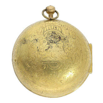 Very early French single handed verge oignon watch Circa 1690
