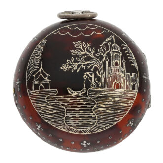 Early English silver pair cased verge oignon watch Circa 1700