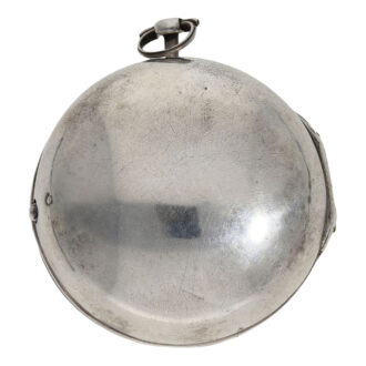English oignon watch with mock pendulum and date Circa 1697