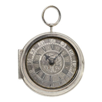 English silver and shagreen verge oignon watch Circa 1690