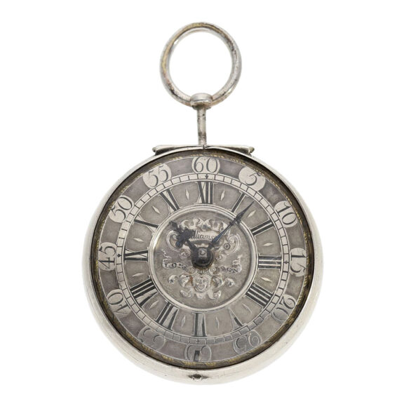 English silver and shagreen verge oignon watch Circa 1690 English silver and shagreen verge oignon watch Circa 1690
