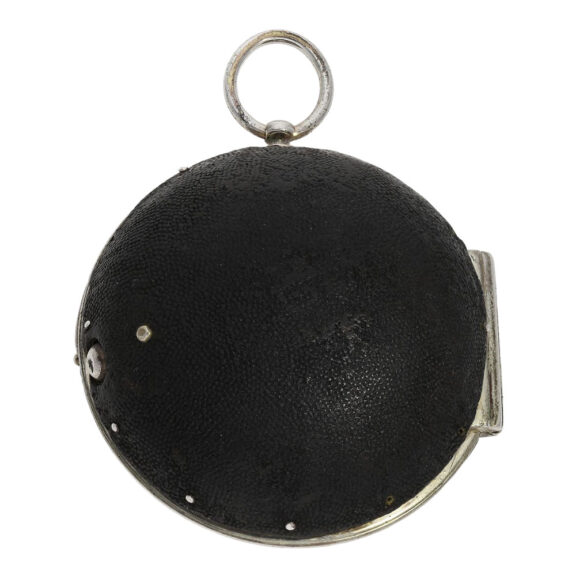 English silver and shagreen verge oignon watch Circa 1690 English silver and shagreen verge oignon watch Circa 1690