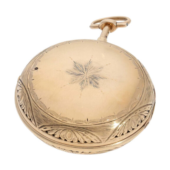 English rose gold triple cased repeating duplex Circa 1800 English rose gold triple cased repeating duplex Circa 1800