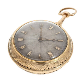 English rose gold triple cased repeating duplex Circa 1800