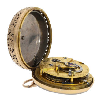 English rose gold triple cased repeating duplex Circa 1800