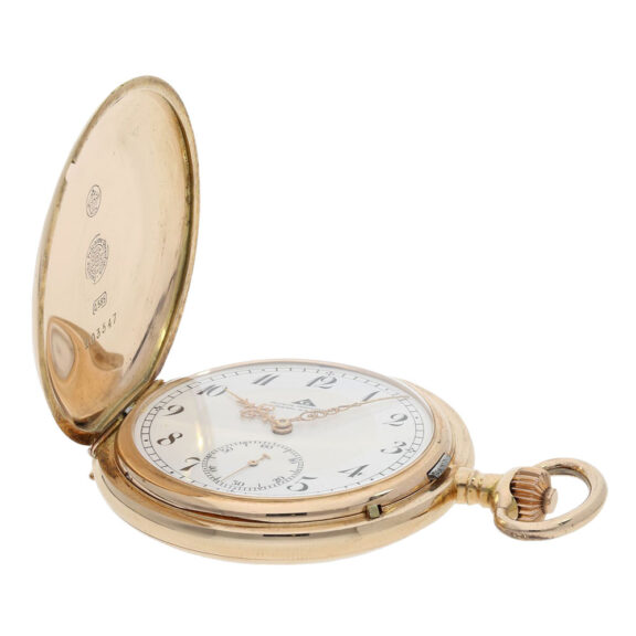 Large German 14K rose gold precision watch Circa 1920 Large German 14K rose gold precision watch Circa 1920