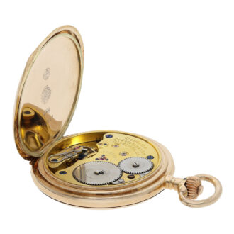 Large German 14K rose gold precision watch Circa 1920