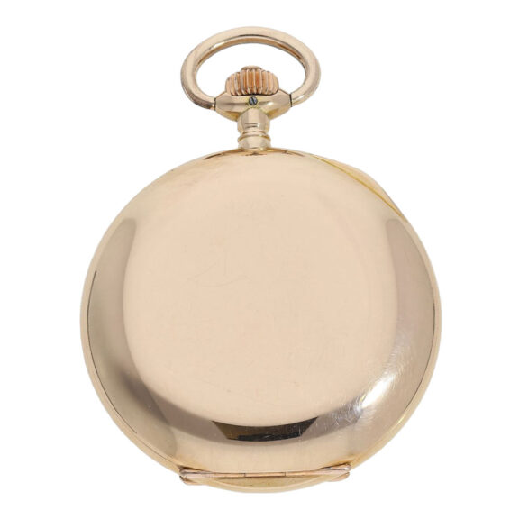 Large German 14K rose gold precision watch Circa 1920 Large German 14K rose gold precision watch Circa 1920