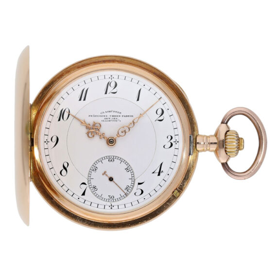 German rose gold hunting cased lever watch Circa 1920 German rose gold hunting cased lever watch Circa 1920