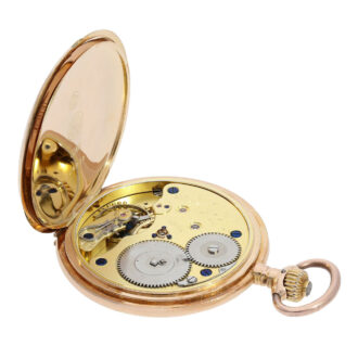 German rose gold hunting cased lever watch Circa 1920 German rose gold hunting cased lever watch Circa 1920