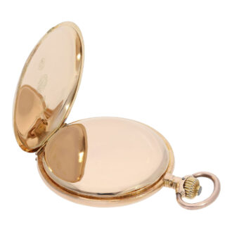 German rose gold hunting cased lever watch Circa 1920 German rose gold hunting cased lever watch Circa 1920