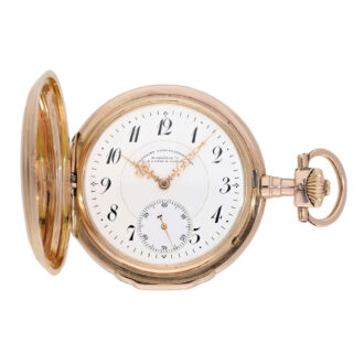 Large German 14K carat rose gold lever watch Circa 1902