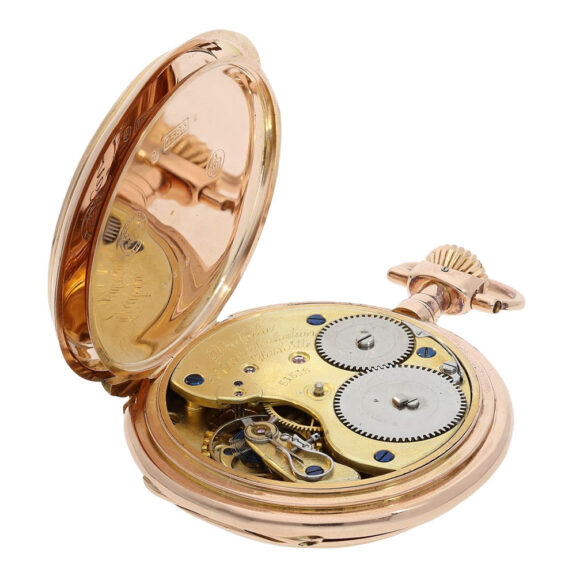 Large German 14K carat rose gold lever watch Circa 1902 Large German 14K carat rose gold lever watch Circa 1902