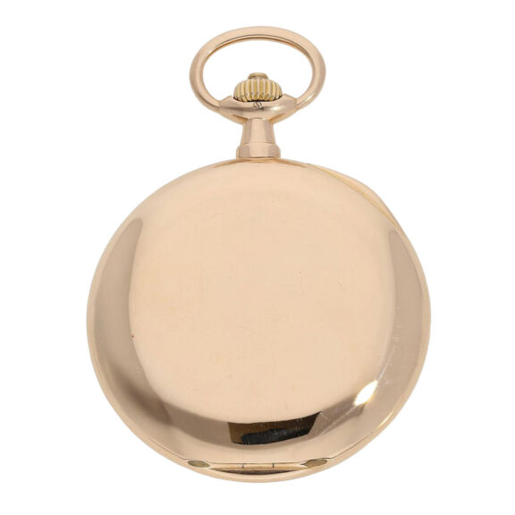 Large German 18K rose gold hunting cased lever circa 1910 Large German 18K rose gold hunting cased lever circa 1910